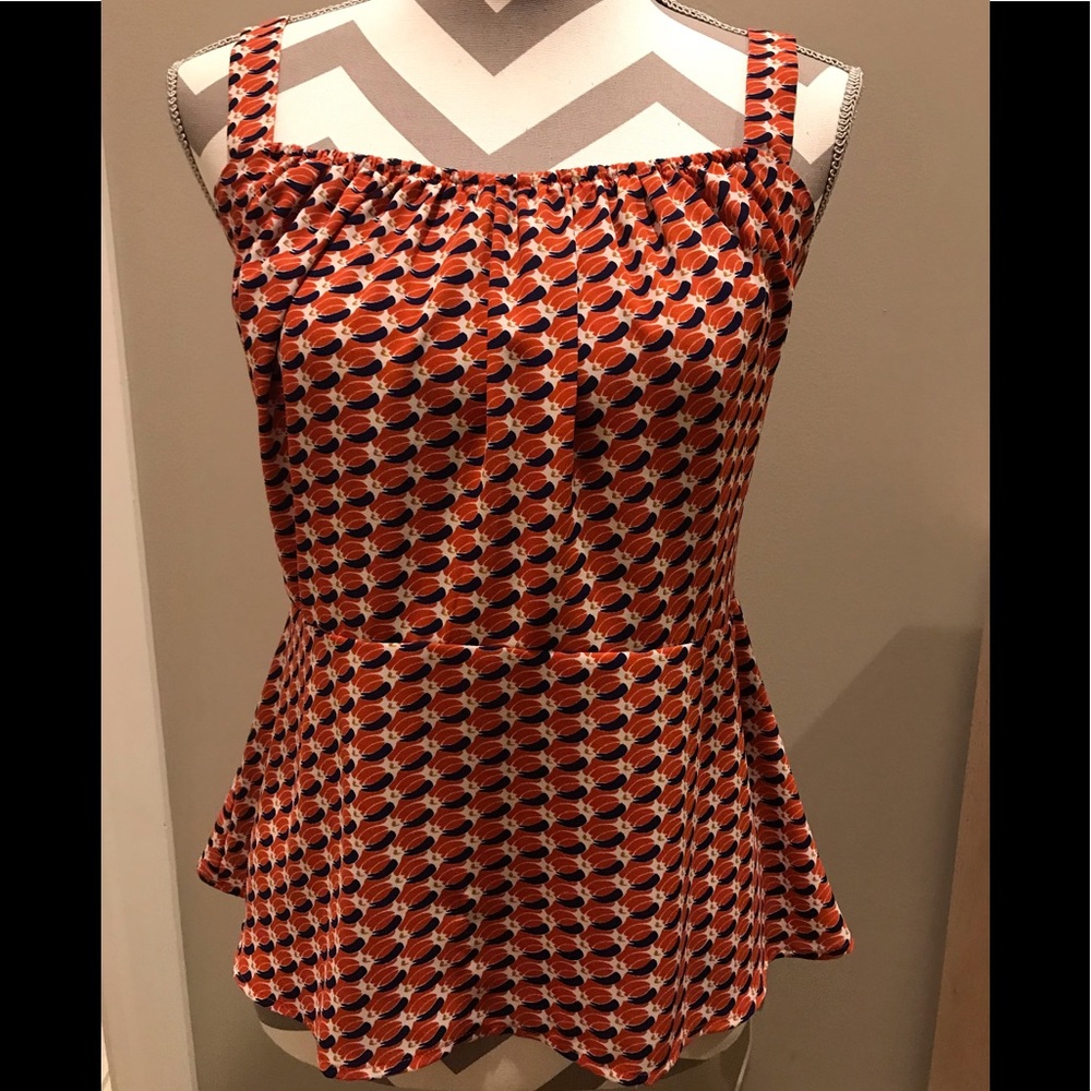 CAbi Geometric Print Camisole Top